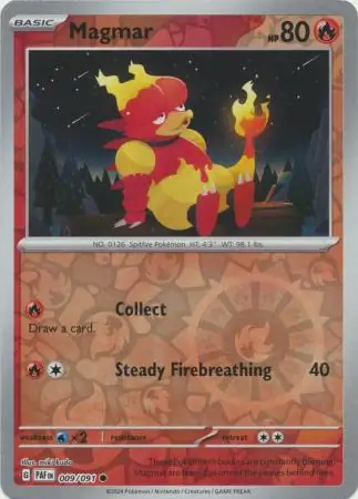 Magmar Reverse Holo 009 Normal