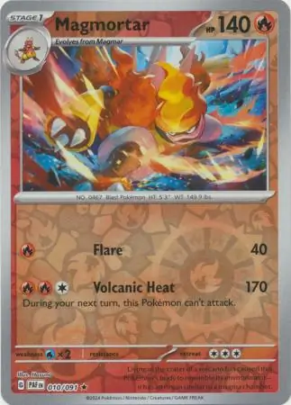 Magmortar Reverse Holo 010 Normal