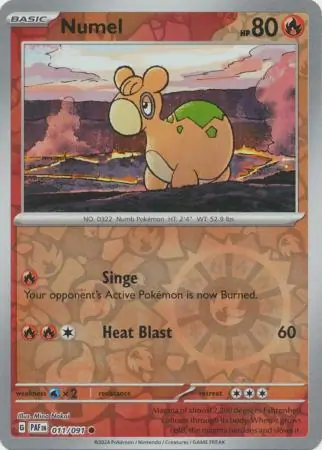 Numel Reverse Holo 011