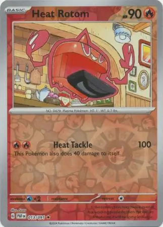 Heat Rotom Reverse Holo 013