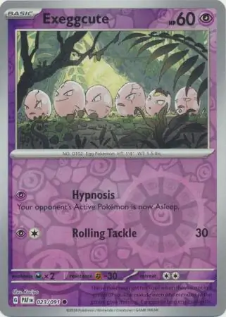 Exeggcute Reverse Holo 023 Normal