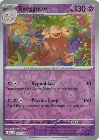 Exeggutor Reverse Holo 024 Normal
