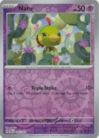 Natu Reverse Holo 025 Normal