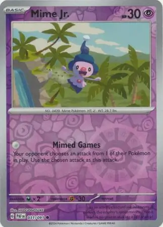 Mime Jr. Reverse Holo 031
