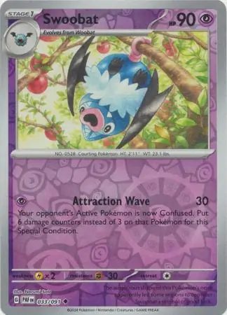 Swoobat Reverse Holo 033 Normal