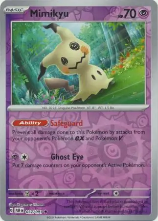 Mimikyu Reverse Holo 037 Normal