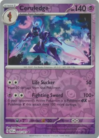 Ceruledge Reverse Holo 040
