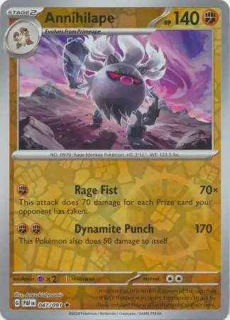 Annihilape Reverse Holo 047 Normal