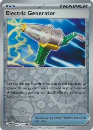 Electric Generator Reverse Holo 079 Normal