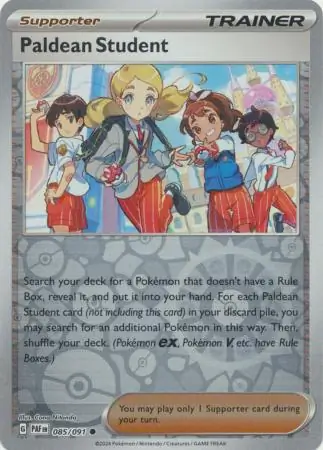 Paldean Student Reverse Holo 085