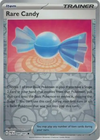 Rare Candy Reverse Holo 089 Normal