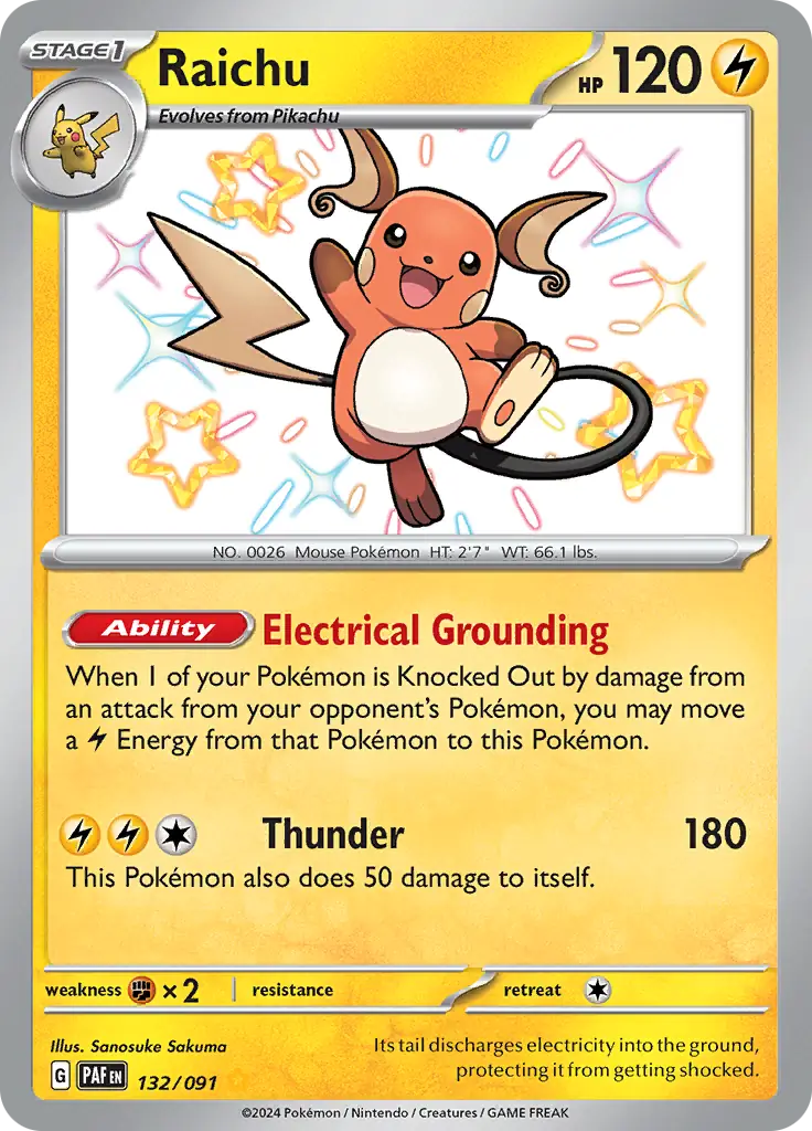 Raichu 132 Normal