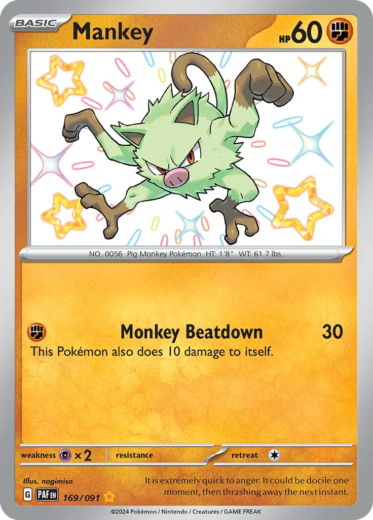 Mankey 169 Normal