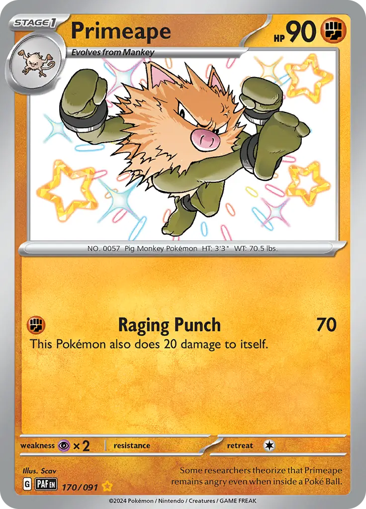 Primeape 170 Normal