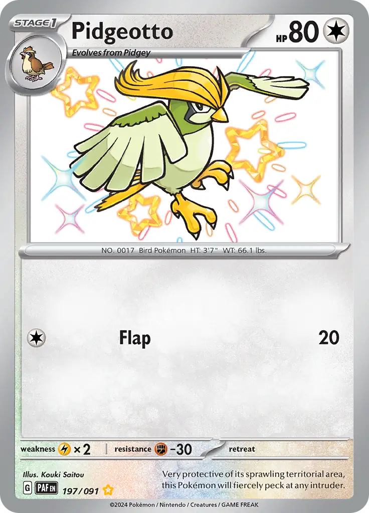 Pidgeotto 197 Normal