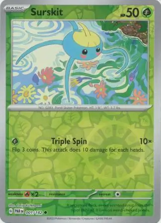 Surskit Reverse Holo 001