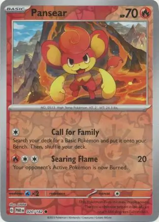 Pansear Reverse Holo 020 Normal