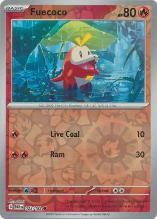 Fuecoco Reverse Holo 023 Normal