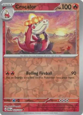 Crocalor Reverse Holo 024