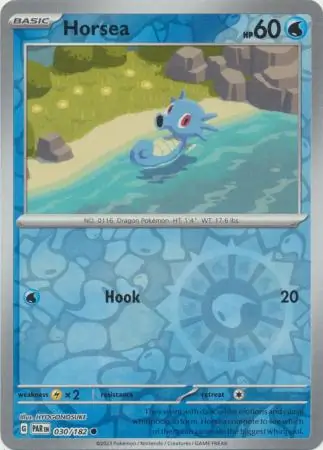 Horsea Reverse Holo 030 Normal