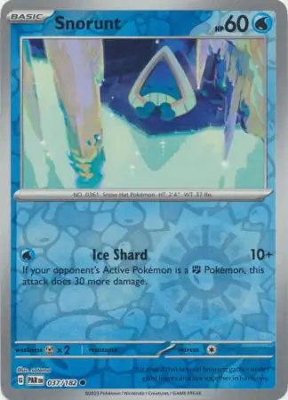Snorunt Reverse Holo 037 Normal