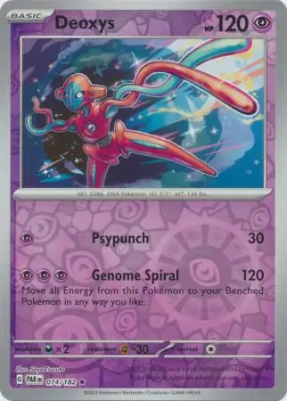Deoxys Reverse Holo 074 Normal