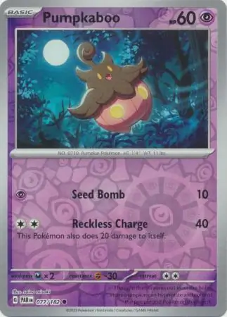 Pumpkaboo Reverse Holo 077 Normal