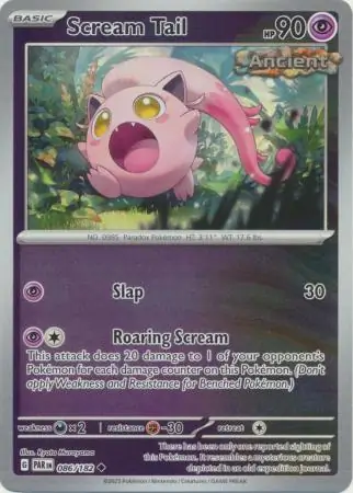 Scream Tail Reverse Holo 086 Normal