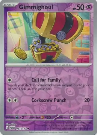 Gimmighoul Reverse Holo 087 Normal