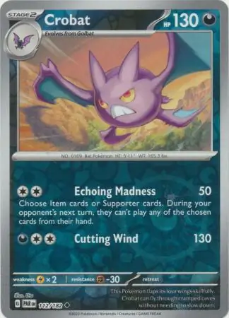 Crobat Reverse Holo 112 Normal
