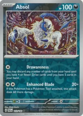 Absol Reverse Holo 113 Normal
