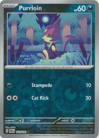 Purrloin Reverse Holo 114 Normal