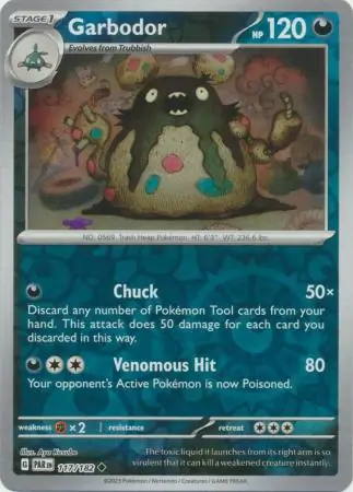 Garbodor Reverse Holo 117 Normal
