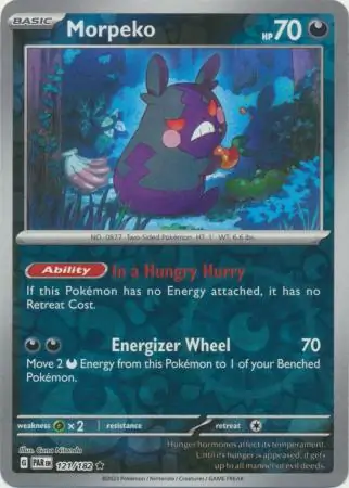 Morpeko Reverse Holo 121 Normal