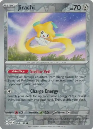 Jirachi Reverse Holo 126 Normal
