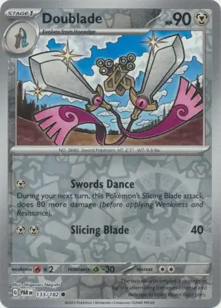 Doublade Reverse Holo 133 Normal