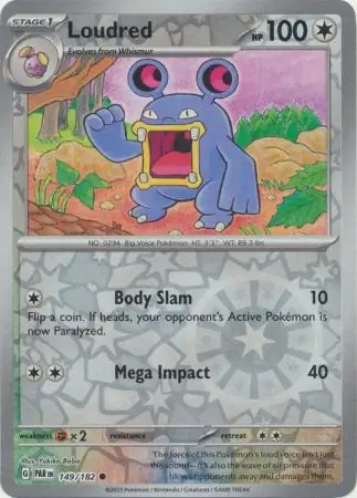 Loudred Reverse Holo 149 Normal