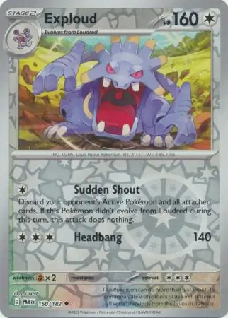 Exploud Reverse Holo 150 Normal