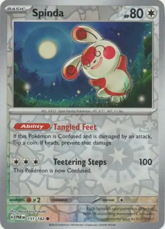 Spinda Reverse Holo 151 Normal