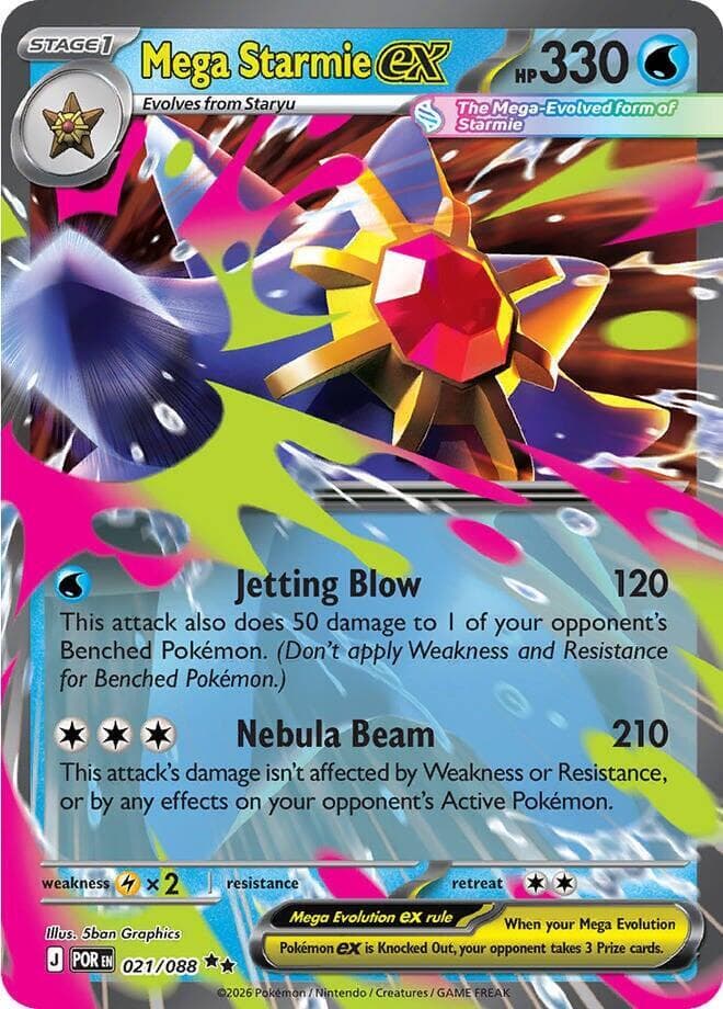 Mega Starmie ex 021