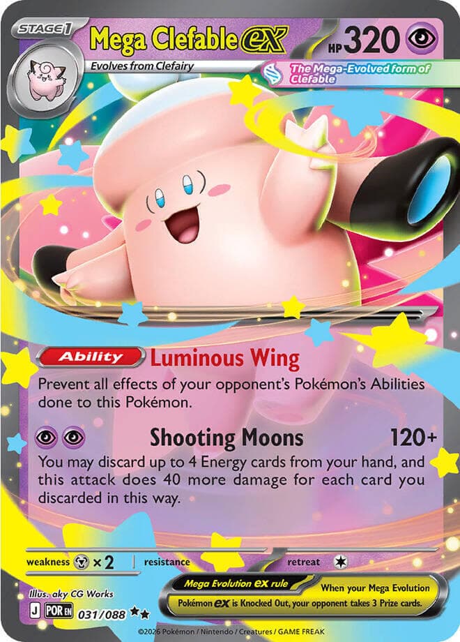 Mega Clefable ex 031
