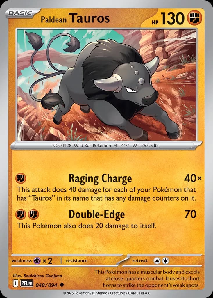 Paldean Tauros 048