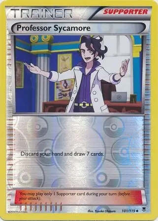 Professor Sycamore Reverse Holo 101 Normal