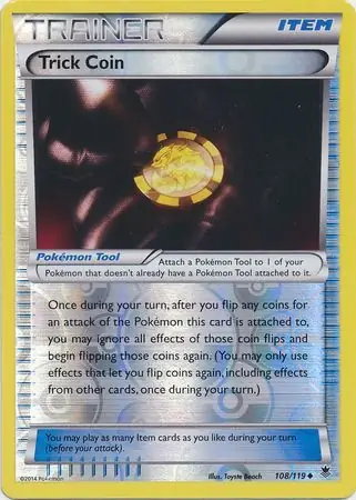 Trick Coin Reverse Holo 108 Normal