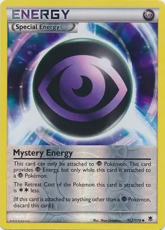 Mystery Energy Reverse Holo 112 Normal