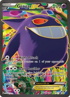 Full Art Gengar EX 114 Normal