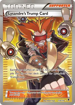 Full Art Lysandre's Trump Card 118