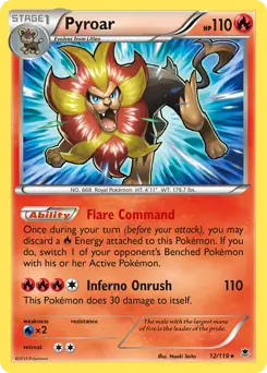 Pyroar 12 Normal