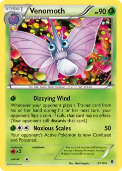 Venomoth 2 Normal