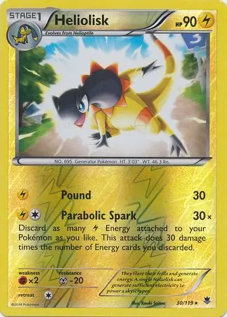 Heliolisk Reverse Holo 30 Normal